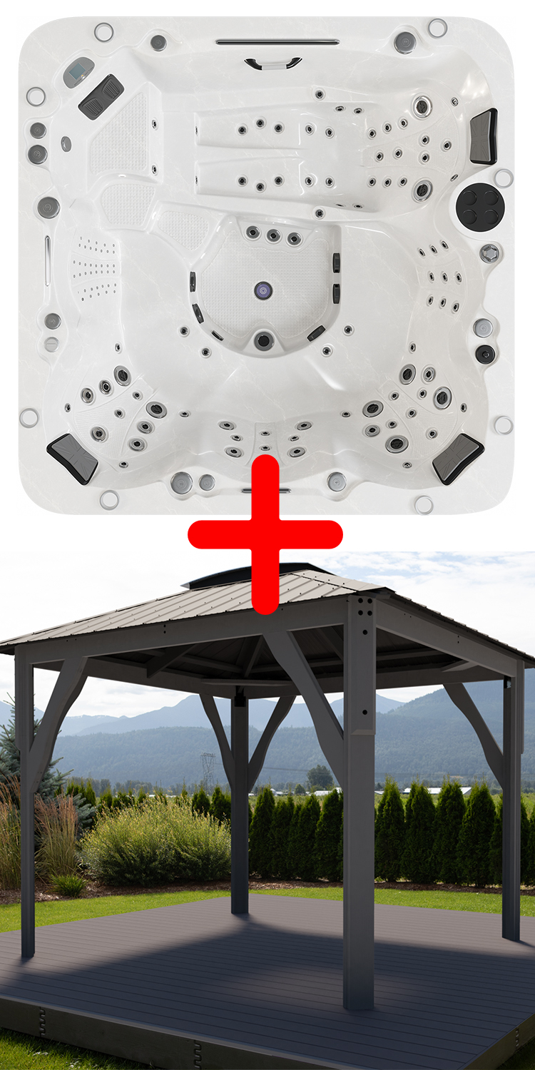 Empire Hot Tub™ & Sierra Package Deal.